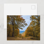 West Virginia Wild en Wonderful Herfst Foliage Briefkaart (Voorkant / Achterkant)