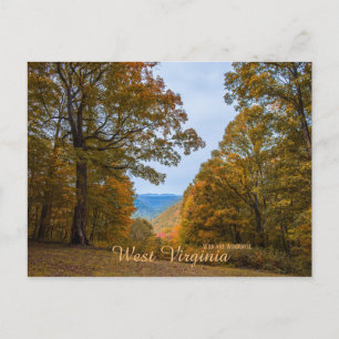 West Virginia Wild en Wonderful Herfst Foliage Briefkaart