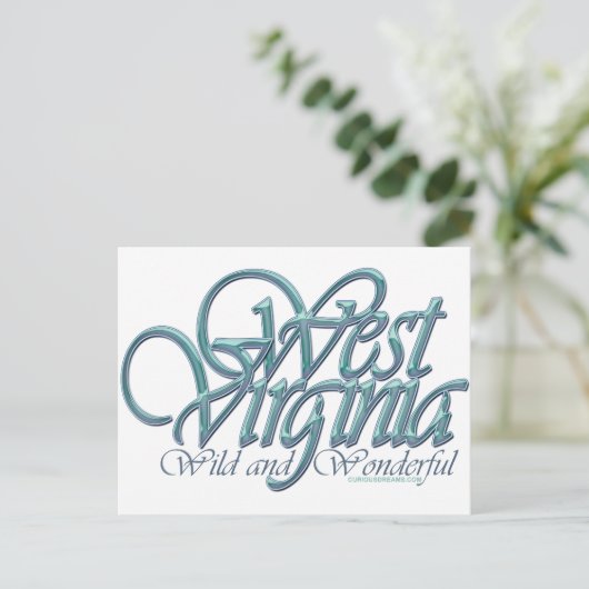 West Virginia-wild en wonderlijk_4 Briefkaart (Staand voorkant)