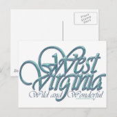 West Virginia-wild en wonderlijk_4 Briefkaart (Voorkant / Achterkant)