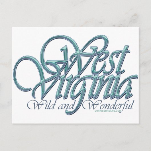 West Virginia-wild en wonderlijk_4 Briefkaart (Voorkant)