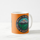  West Virginia Wild & Wonderful Mug Koffiemok (Voorkant rechts)
