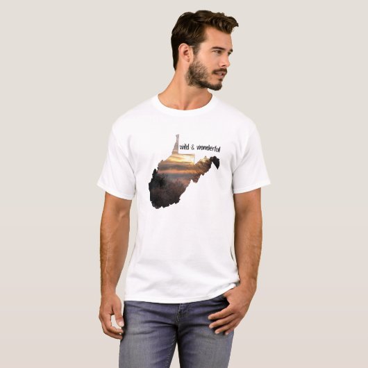 West Virginia, Wild & Wonderful T-shirt (Voorkant volledig)