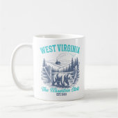 West Virginia Wilderness Bear Souvenir Koffiemok (Links)