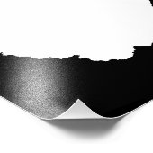 West Virginia Wit en Zwart Foto Afdruk (Hoek)