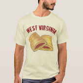 West Virginia WV Pepperoni Roll Snack Junk Food T-shirt (Voorkant)