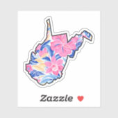 West Virginia - Zomerse Sticker - Lilly Inspired (Vel)