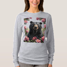 West Virginian Bear en Roze Rhododendrons