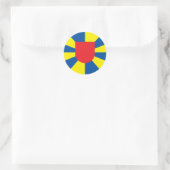 west-vlaanderen, België Ronde Sticker (Tas)