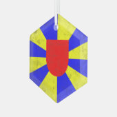 West-Vlaanderen Glas Ornament (Voorkant links)