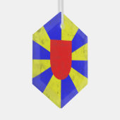 West-Vlaanderen Glas Ornament (Voorkant Rechts)