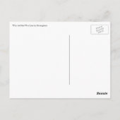  West, waarom de post te laat was door Berninghaus Briefkaart (Achterkant)