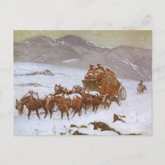  West, waarom de post te laat was door Berninghaus Briefkaart (Voorkant)