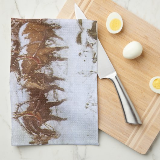  West, waarom de post te laat was door Berninghaus Theedoek (Quarter Fold)