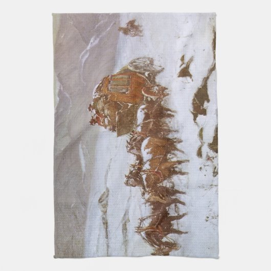  West, waarom de post te laat was door Berninghaus Theedoek (Verticaal)