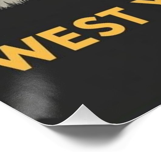 West Yellowstone Montana Bison Perfect Poster (Hoek)