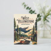 West Yellowstone VS Briefkaart (Staand voorkant)