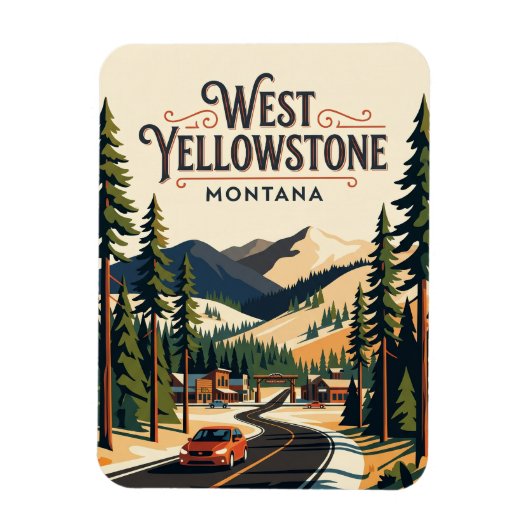 West Yellowstone VS Magneet (Verticaal)