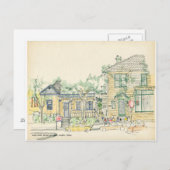 West Zesde Street in Walsh, Austin, Texas Briefkaart (Voorkant / Achterkant)