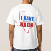 WeStandWithTexas T-shirt (Achterkant)