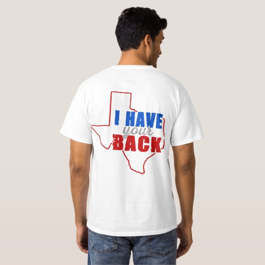 WeStandWithTexas T-shirt (Achterkant volledig)