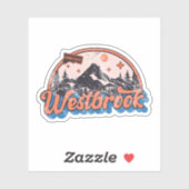 Westbrook, Connecticut Sticker (Vel)