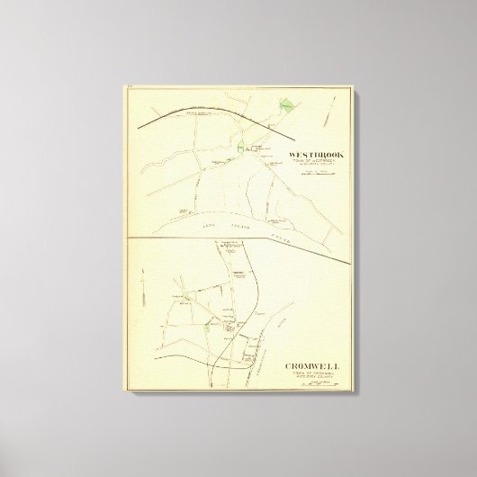 Westbrook, Cromwell Canvas Afdruk (Voorkant)