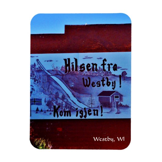 Westby, Wisconsin Magneet (Verticaal)