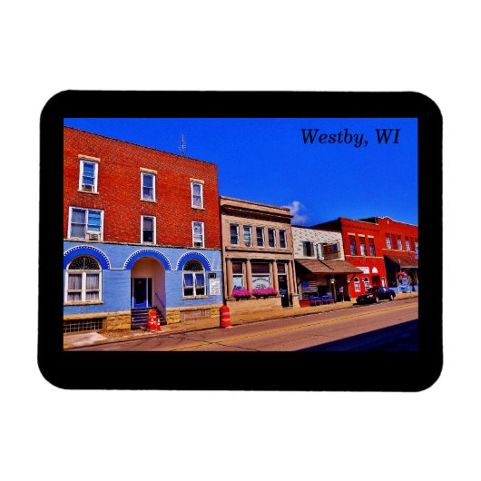 Westby, Wisconsin Magneet (Horizontaal)