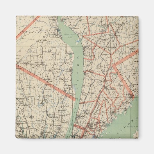 Westchester Co en omgeving Magneet (Voorkant)
