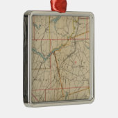 Westchester County, New York 2 Metalen Ornament (Rechts)