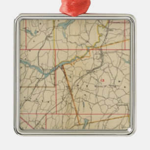 Westchester County, New York 2 Metalen Ornament