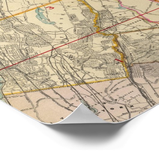 Westchester County, New York Poster (Hoek)