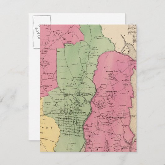 Westchester, NY Briefkaart (Voorkant / Achterkant)