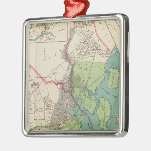 Westchester, Pelham City Metalen Ornament (Links)