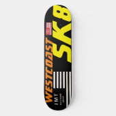 WESTCOAST SK8 8 1/2" Skateboard Deck (Voorkant)