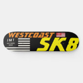 WESTCOAST SK8 8 1/2" Skateboarddek Persoonlijk Skateboard (Horizontaal)