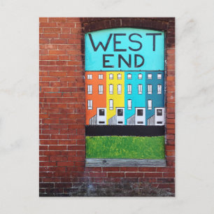 westelijk deel van de stadsmuur briefkaart