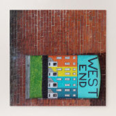 westelijk deel van de stadsmuur legpuzzel (Horizontaal)