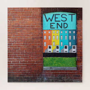 westelijk deel van de stadsmuur legpuzzel