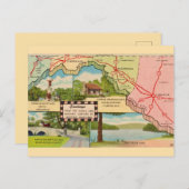 Westelijk Maryland Vintage Kaart (Voorkant / Achterkant)