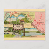 Westelijk Maryland Vintage Kaart (Voorkant)