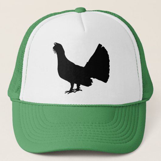 Westelijke auerhoen trucker pet (Voorkant)