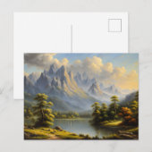 Westelijke Bergen en Rivier Briefkaart (Voorkant / Achterkant)