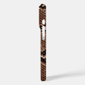 Westelijke Diamantkettelslang Huid Case-Mate iPhone Case (Achterkant / Links)