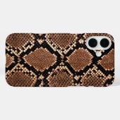 Westelijke Diamantratelslang Huid Case-Mate iPhone Case (Achterkant (horizontaal))