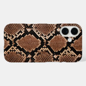 Westelijke Diamantratelslang Huid Case-Mate iPhone Case (Achterkant (horizontaal))