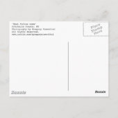 westelijke fultonkoeien briefkaart (Achterkant)