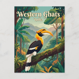 Westelijke Ghats India Briefkaart