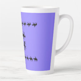 Westelijke Maagdenpalm - Silhouetten te Paard Latte Mok